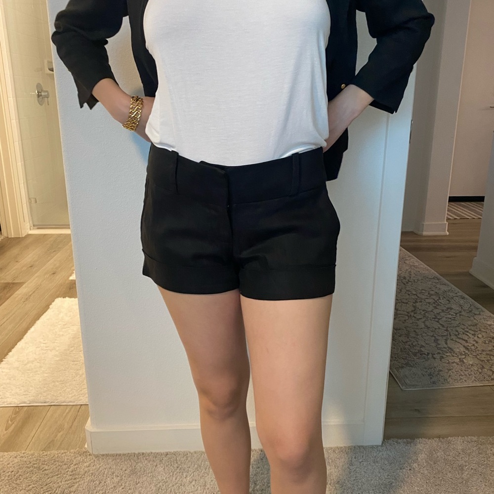 bebe Italian linen shorts
